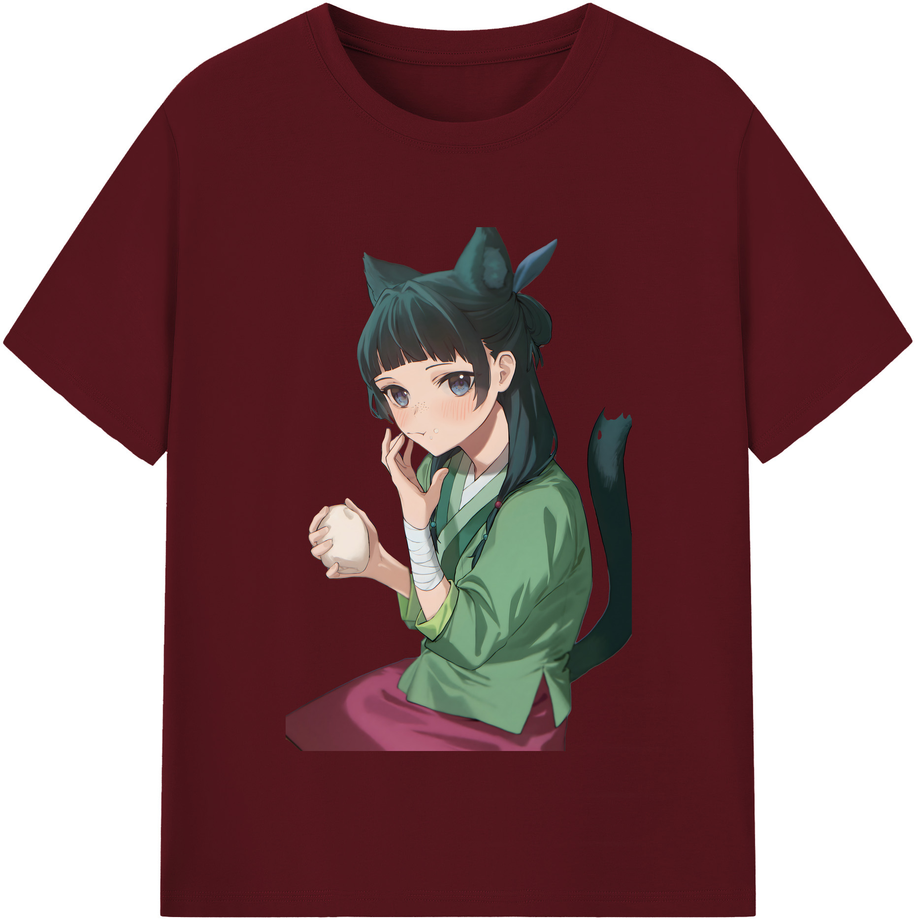 （画像用） 薬屋のひとりごと The Apothecary Diaries 綿100％半袖Tシャツ（フロントプリント）